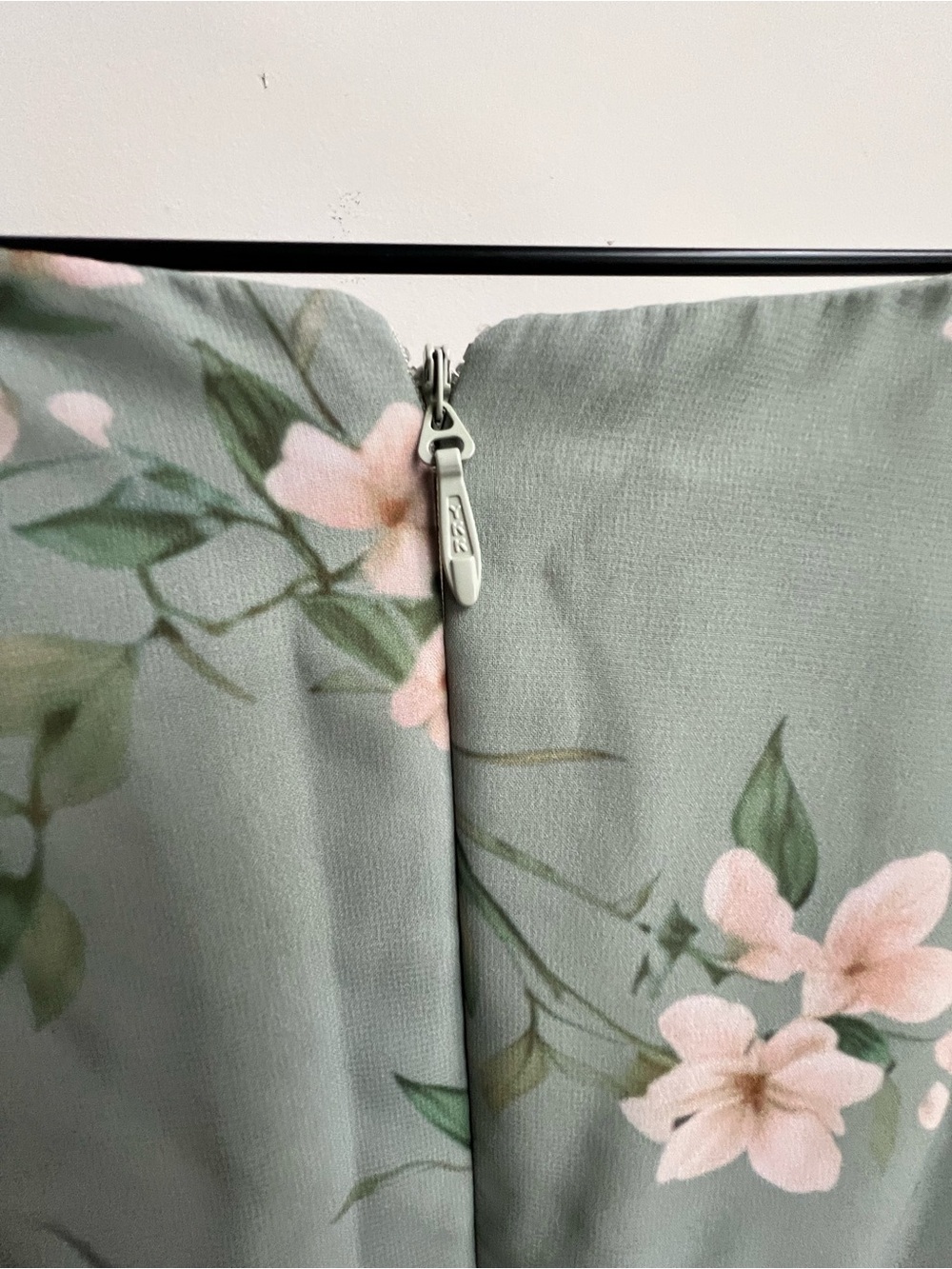 NWT JJ's House Cesia Green Floral Chiffon Ruffle Maxi Dress Special Event 16W - Picture 14 of 16